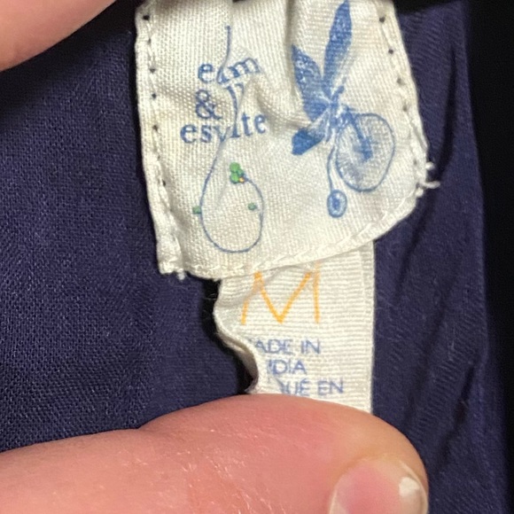 Navy tiered skirt - Picture 3 of 5